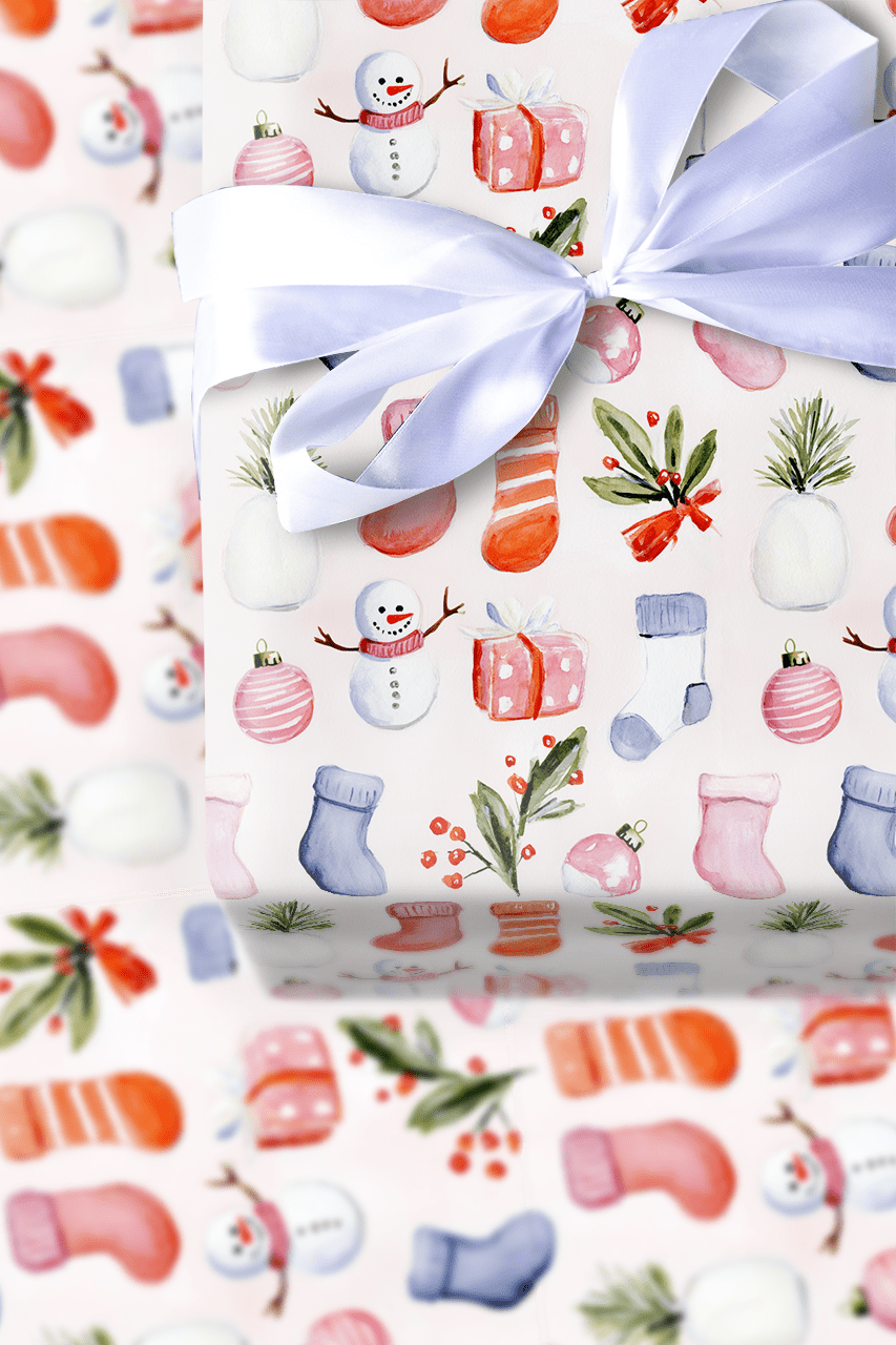 Stocking Mix - Wrapping Paper - Aspen & Arlo
