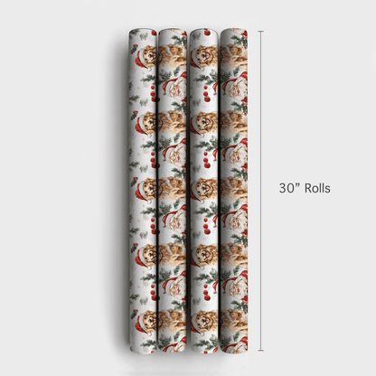 Santas Golden Helper - Wrapping Paper - Aspen & Arlo