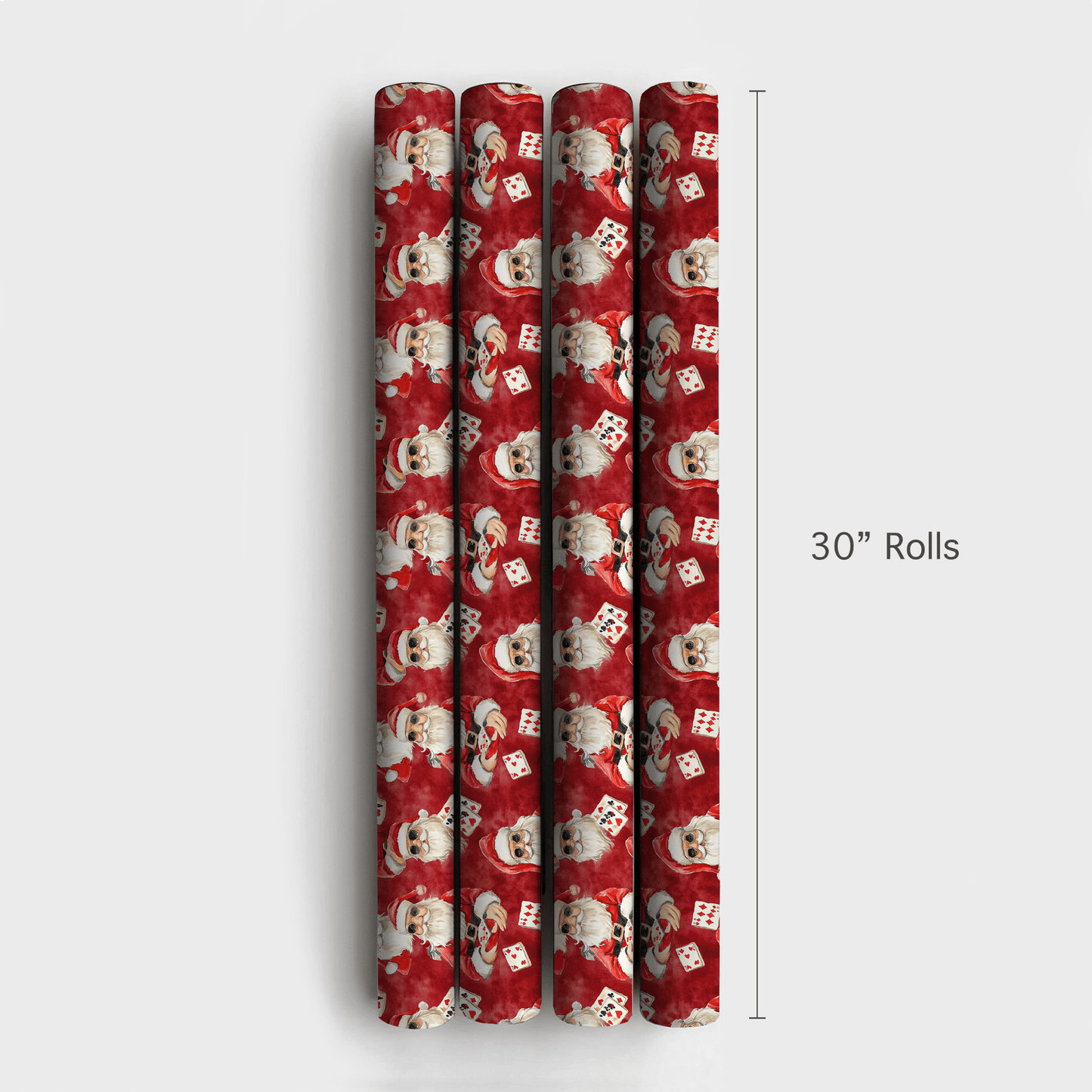 Santa's Hot Hand - Wrapping Paper - Aspen & Arlo