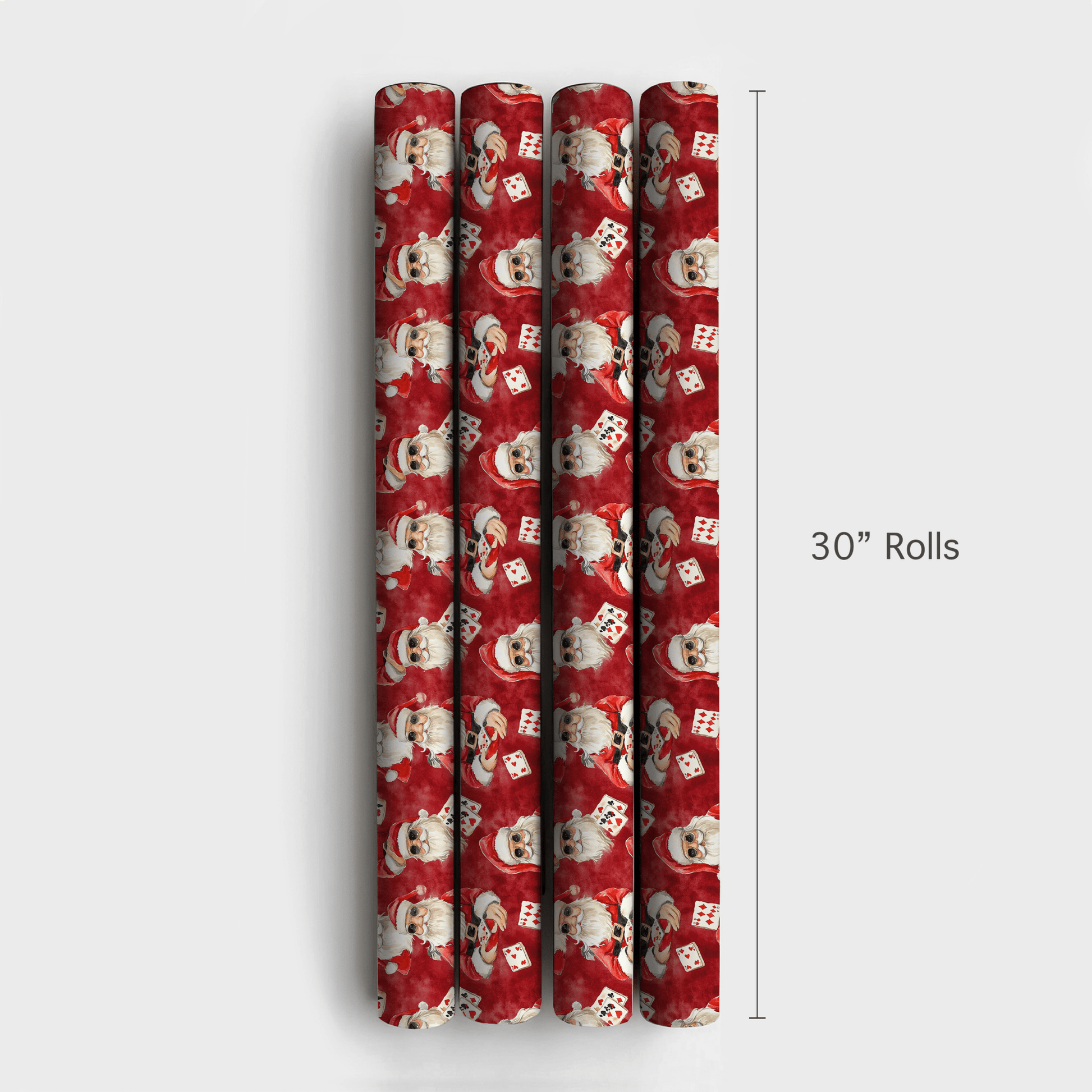 Santa's Hot Hand - Wrapping Paper - Aspen & Arlo