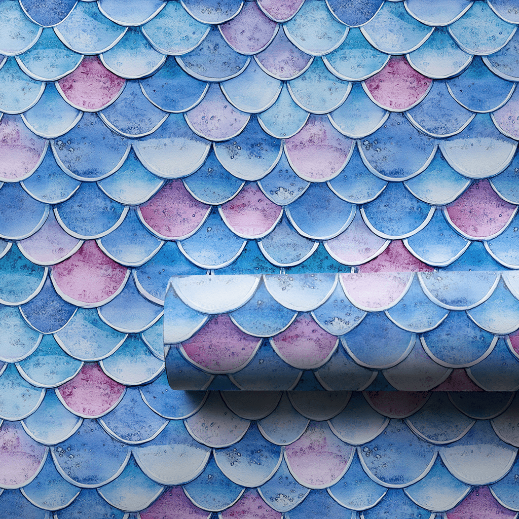 Mermaid Moonlight - Wrapping Paper - Aspen & Arlo