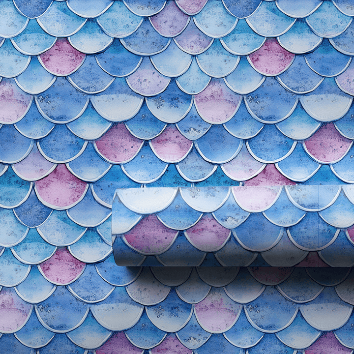 Mermaid Moonlight - Wrapping Paper - Aspen & Arlo