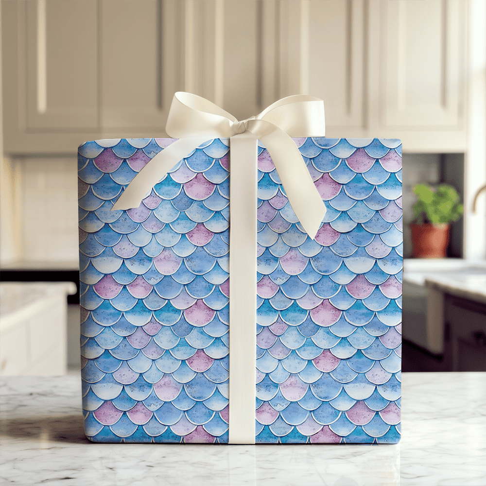 Mermaid Moonlight - Wrapping Paper - Aspen & Arlo