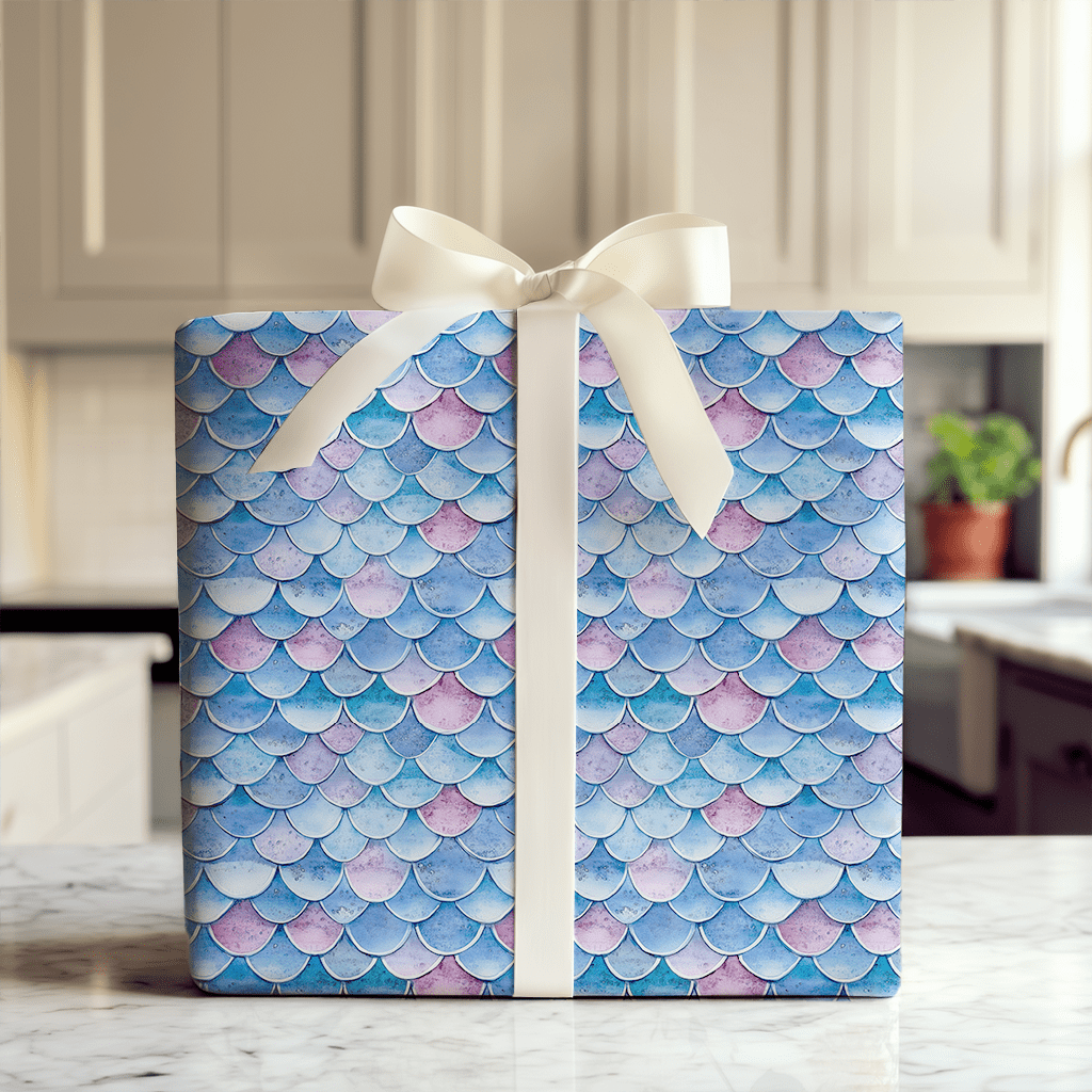Mermaid Moonlight - Wrapping Paper - Aspen & Arlo
