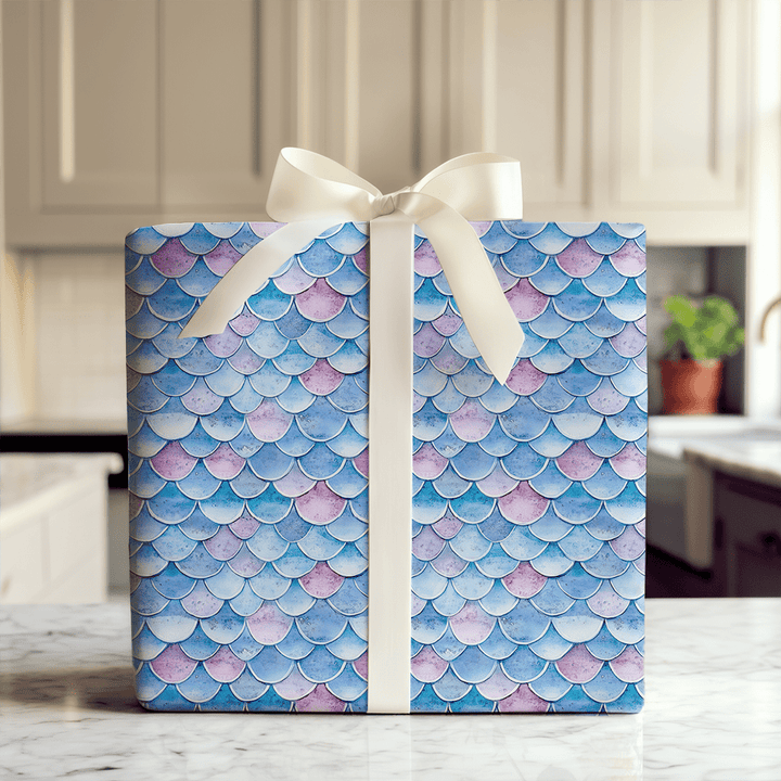 Mermaid Moonlight - Wrapping Paper - Aspen & Arlo