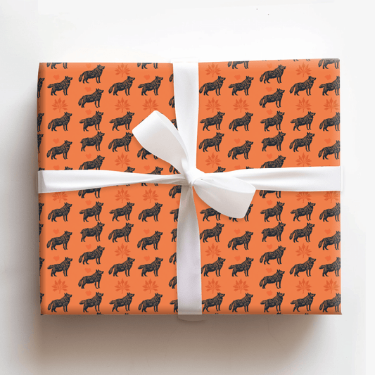 Wolves Gone Wild - Wrapping Paper - Aspen & Arlo