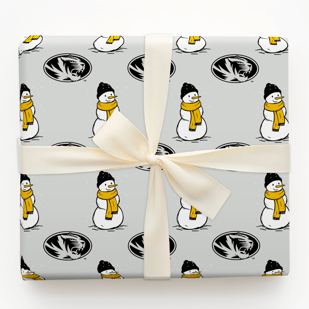 Mizzou Snowman - Wrapping Paper - Aspen & Arlo
