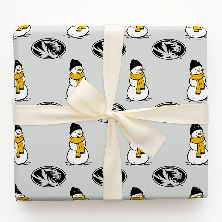 Mizzou Snowman - Wrapping Paper - Aspen & Arlo