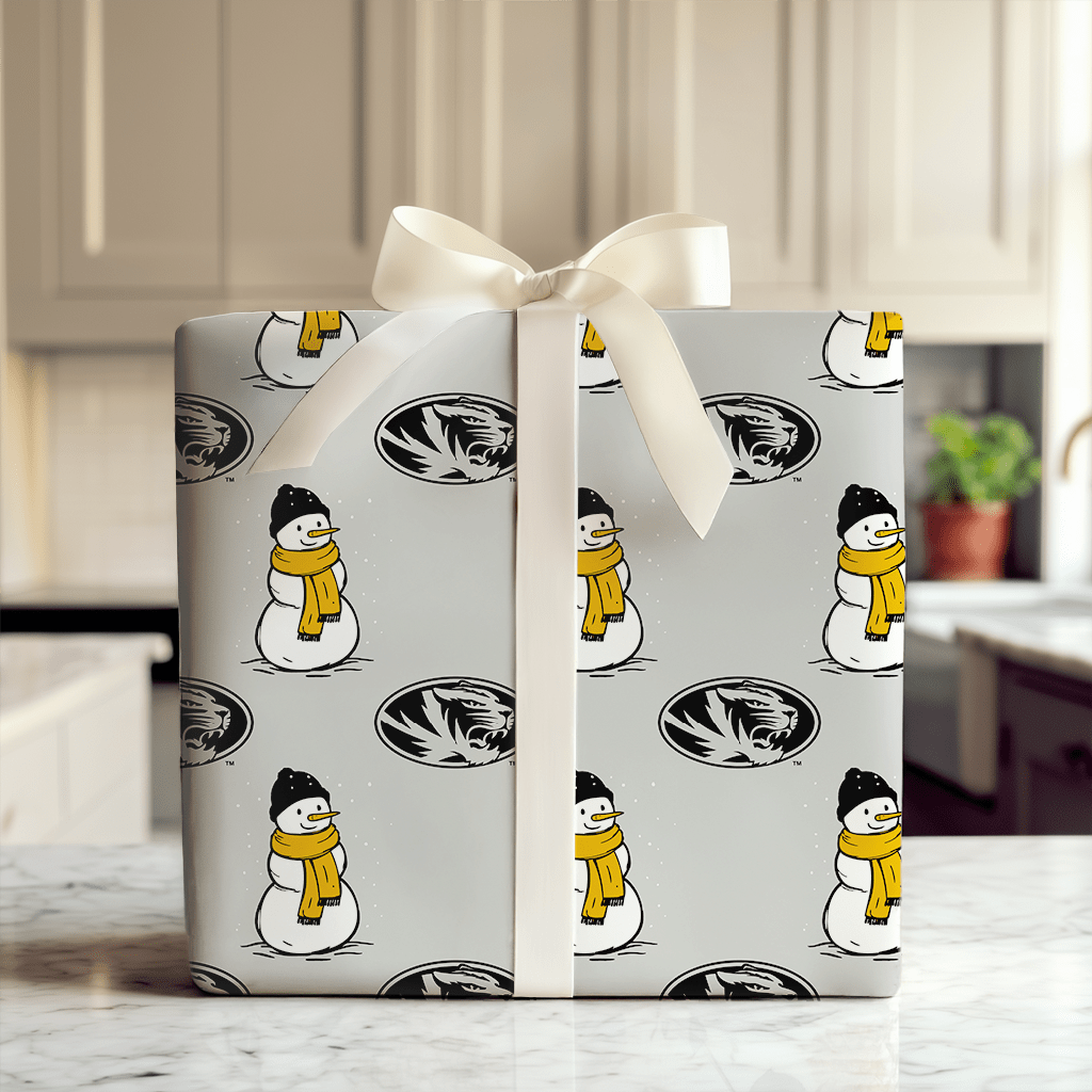 Mizzou Snowman - Wrapping Paper - Aspen & Arlo