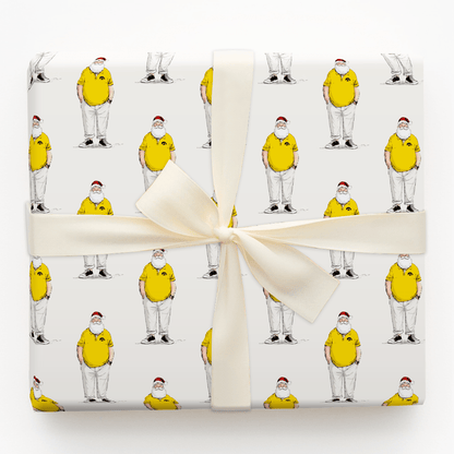 IOWA Santa Polo - Wrapping Paper - Aspen & Arlo
