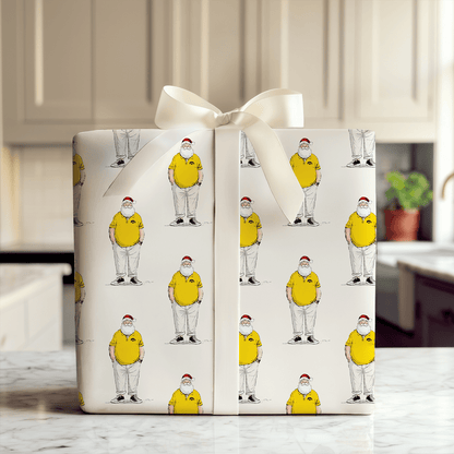 IOWA Santa Polo - Wrapping Paper - Aspen & Arlo