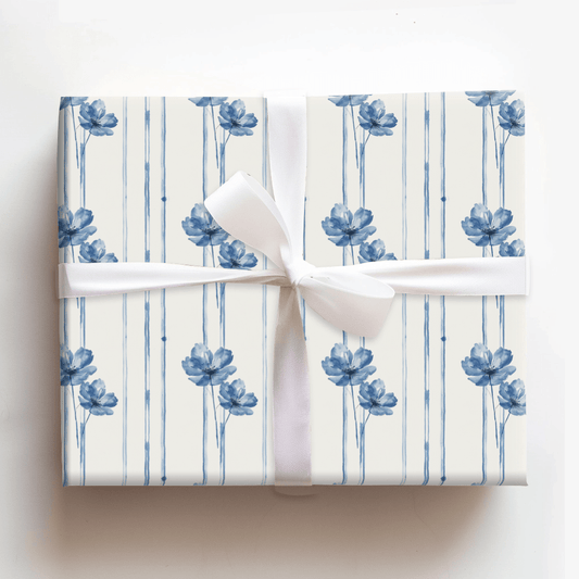 Willow you Blue - Wrapping Paper - Aspen & Arlo