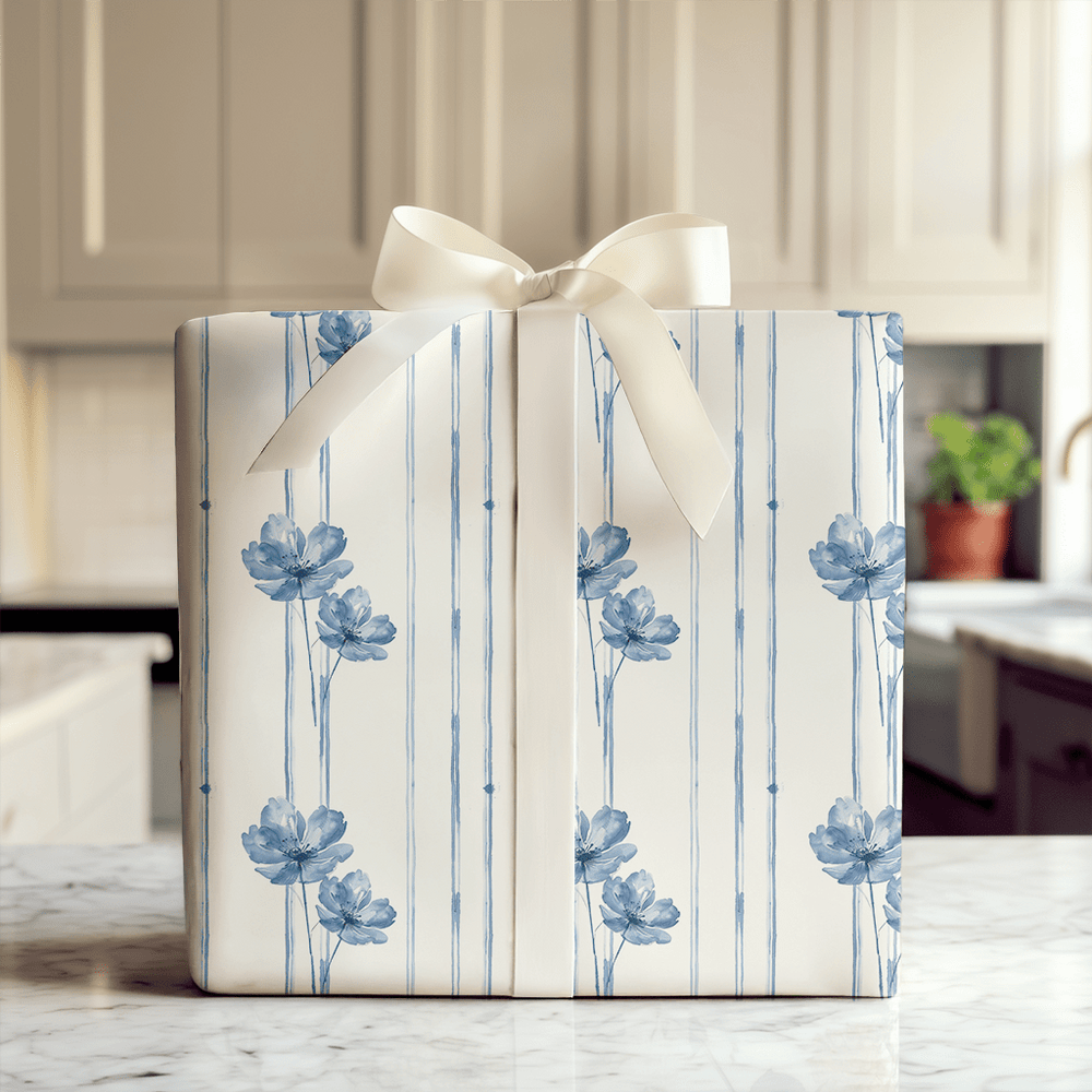 Willow you Blue - Wrapping Paper - Aspen & Arlo