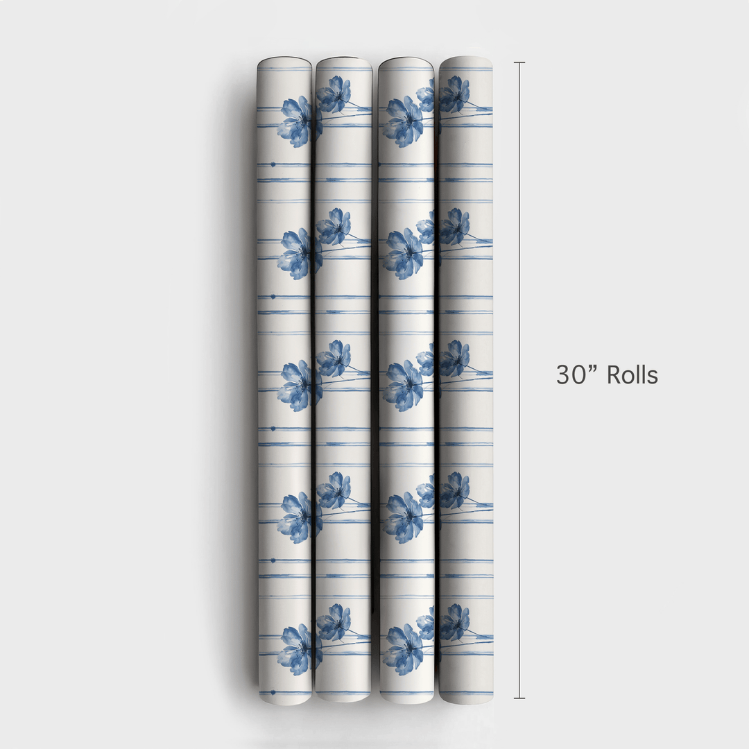 Willow you Blue - Wrapping Paper - Aspen & Arlo