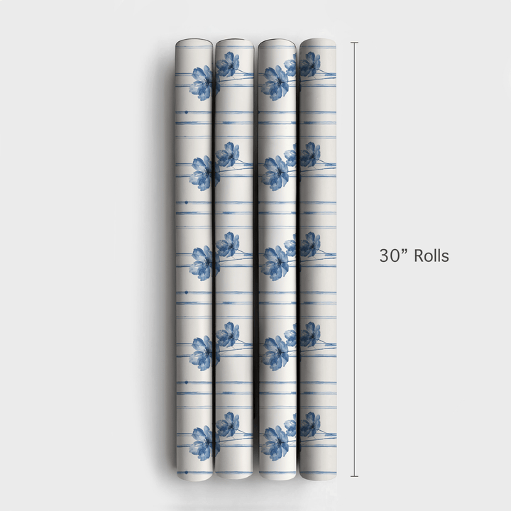 Willow you Blue - Wrapping Paper - Aspen & Arlo