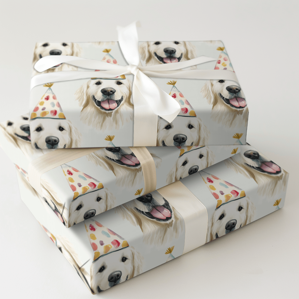 Woofing Wishes - Wrapping Paper - Aspen & Arlo