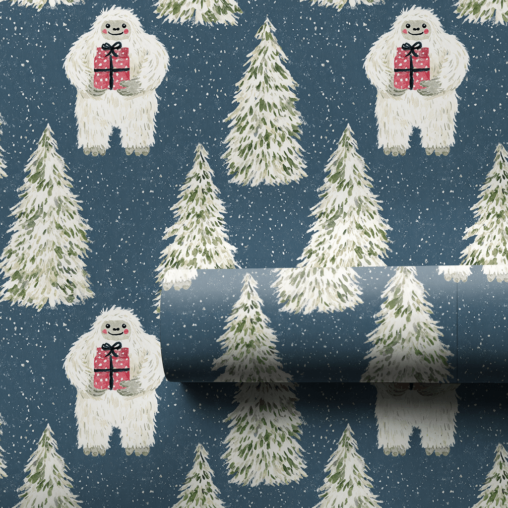Yeti Yule - Wrapping Paper - Aspen & Arlo