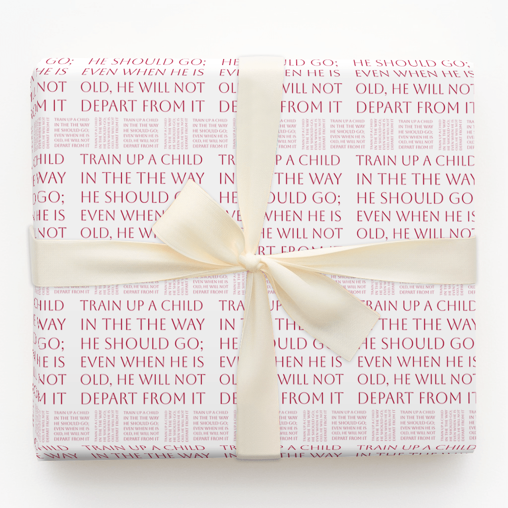 The Way He Should Go - Wrapping Paper - Aspen & Arlo