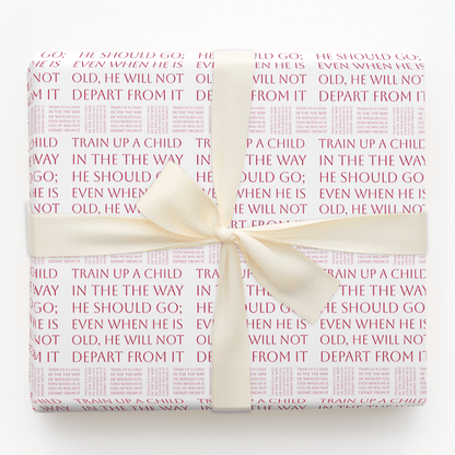 The Way He Should Go - Wrapping Paper - Aspen & Arlo