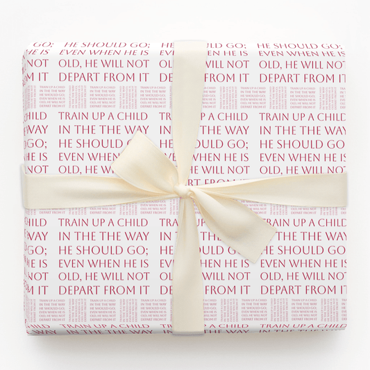 The Way He Should Go - Wrapping Paper - Aspen & Arlo