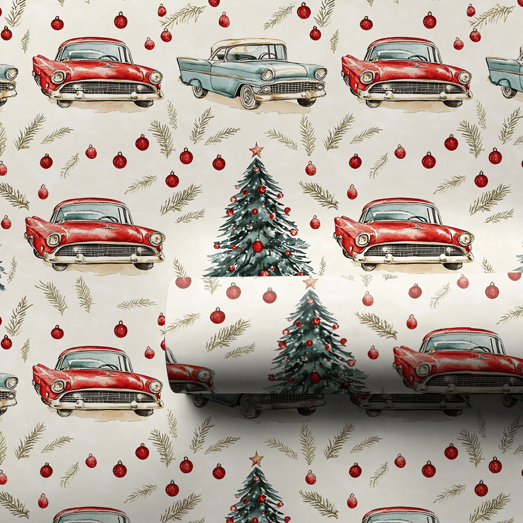 Retro Holiday - Wrapping Paper - Aspen & Arlo
