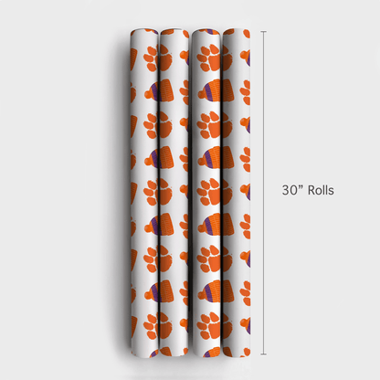 Clemson beanie - Wrapping Paper - Aspen & Arlo