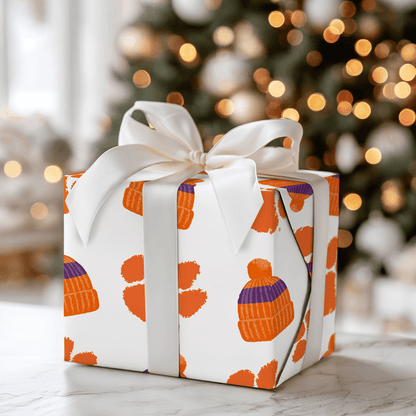 Clemson beanie - Wrapping Paper - Aspen & Arlo