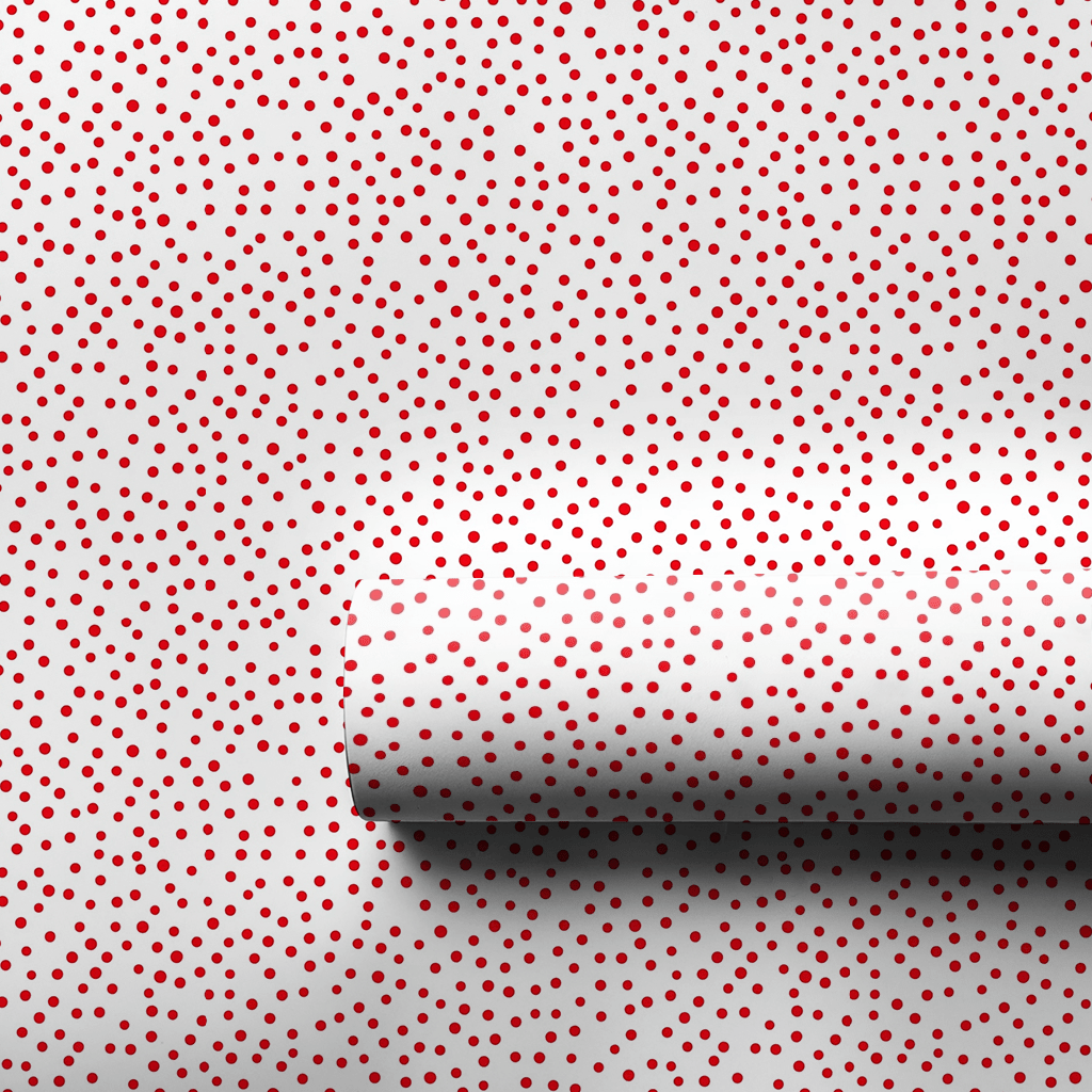 Red Dots - Wrapping Paper - Aspen & Arlo