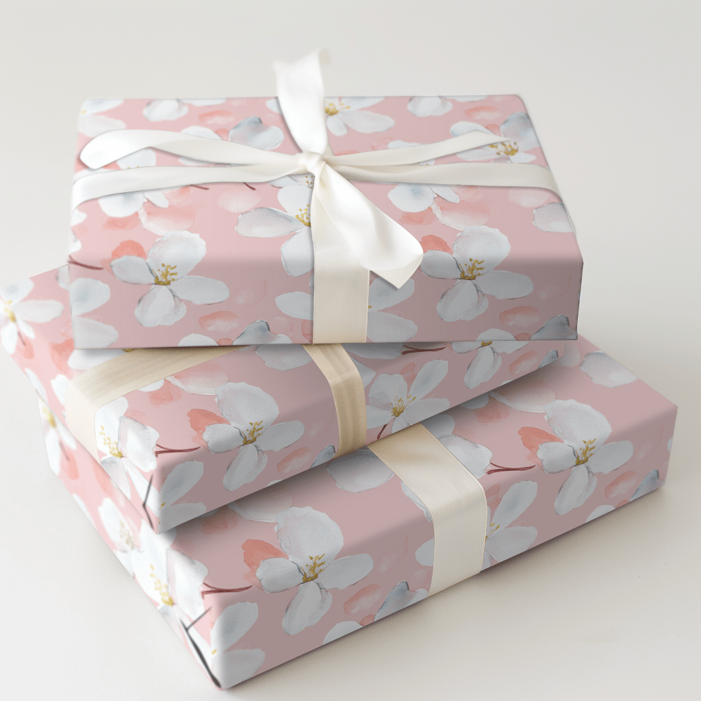 Soft Petals - Wrapping Paper - Aspen & Arlo