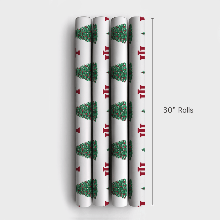 Hoosier Holiday Tree - Wrapping Paper - Aspen & Arlo