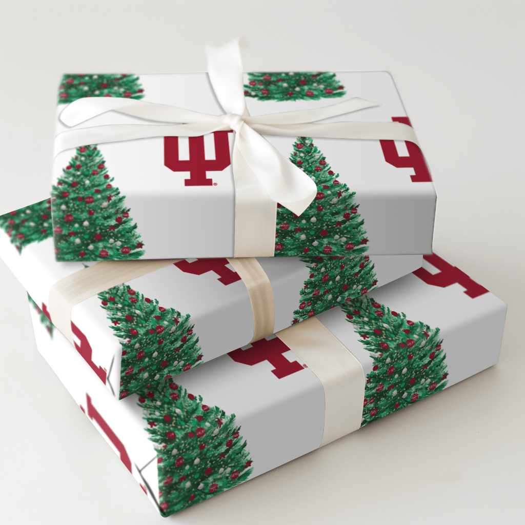 Hoosier Holiday Tree - Wrapping Paper - Aspen & Arlo