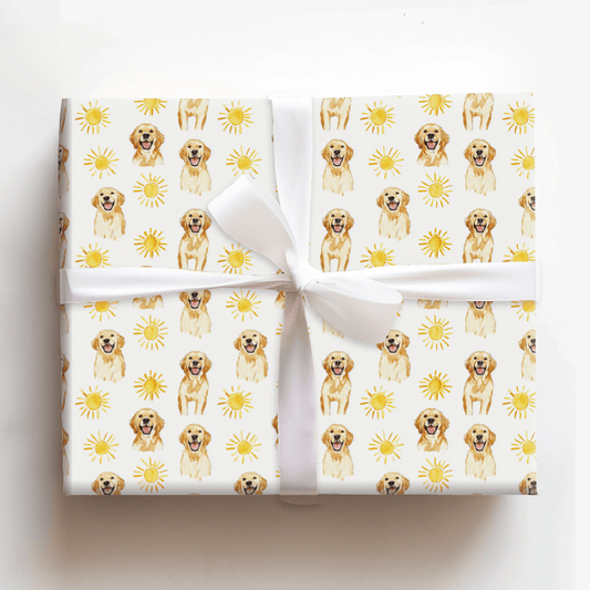 Happy Goldens - Wrapping Paper - Aspen & Arlo