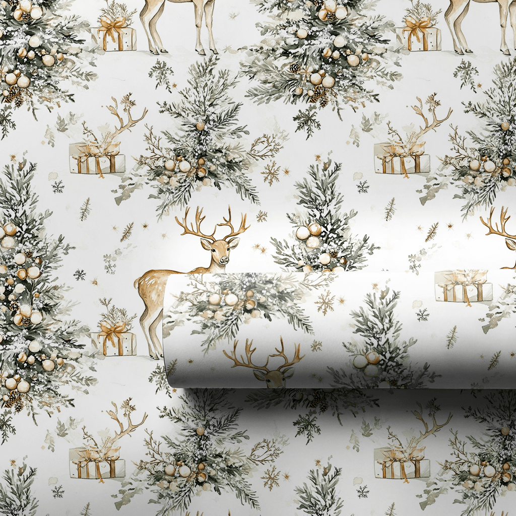 Gold Hoofs - Wrapping Paper - Aspen & Arlo