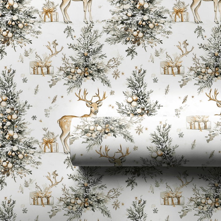 Gold Hoofs - Wrapping Paper - Aspen & Arlo