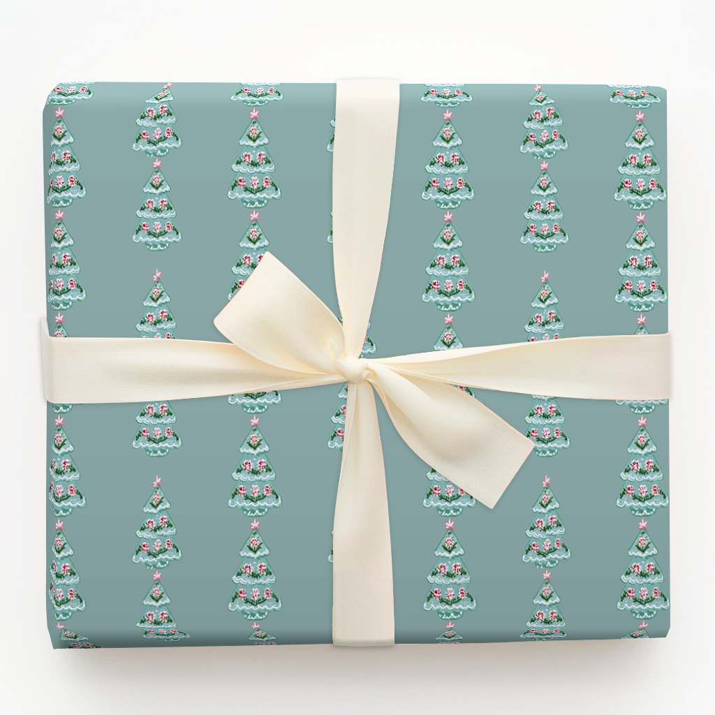 Teal Chinoiserie Trees