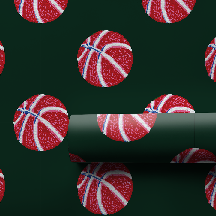 Cherry Red Basketball
