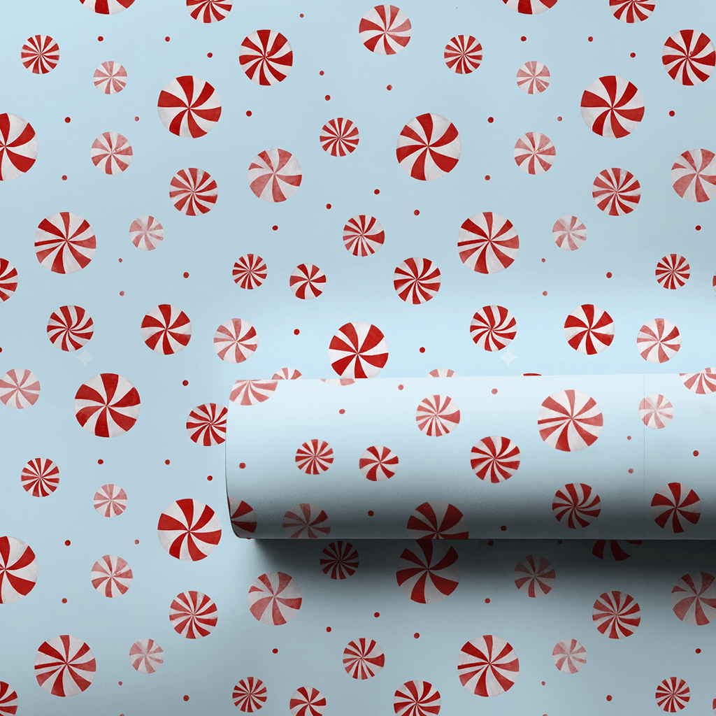 Peppermint Pop - Wrapping Paper - Aspen & Arlo