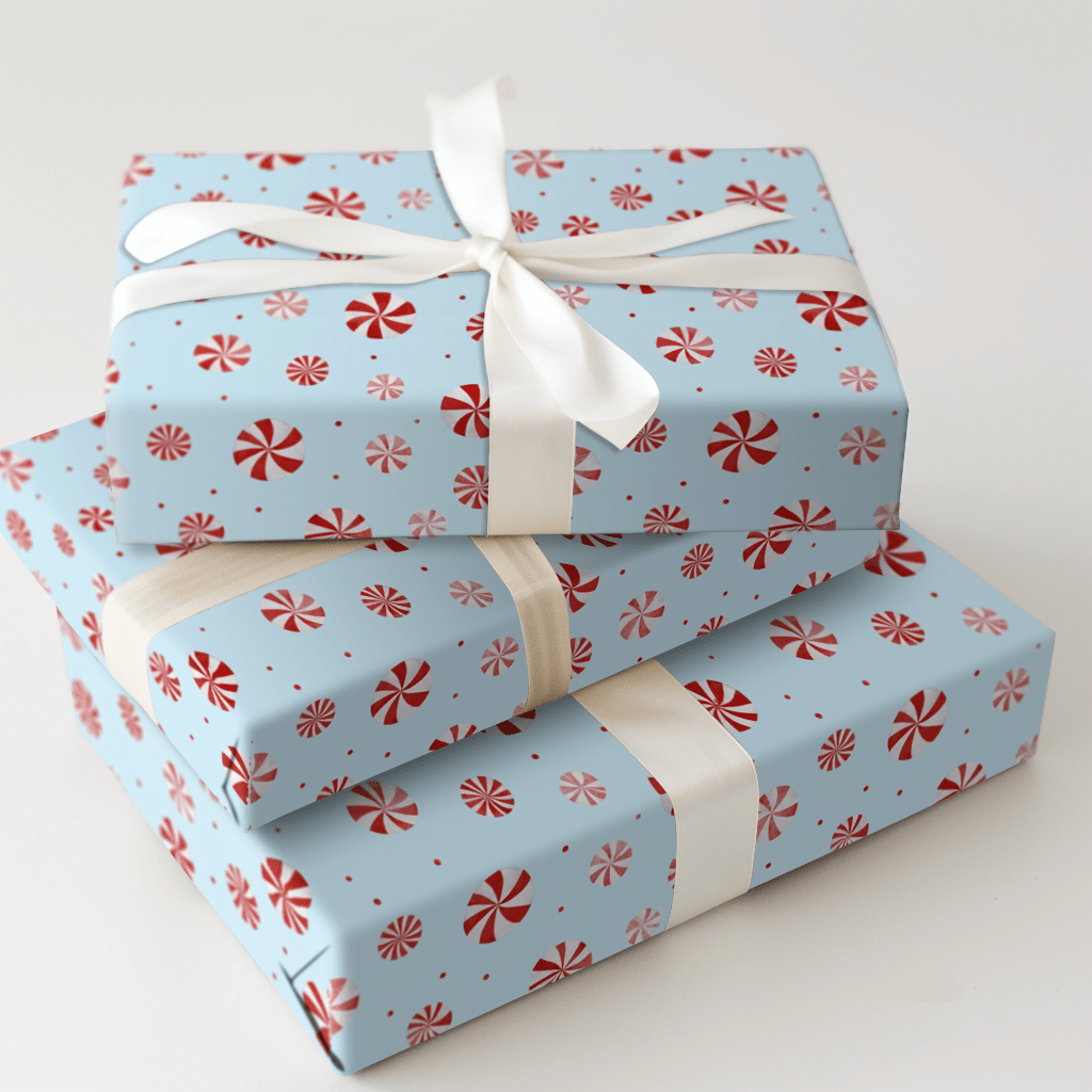 Peppermint Pop - Wrapping Paper - Aspen & Arlo