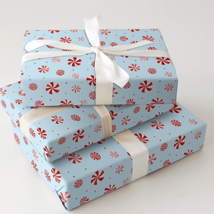 Peppermint Pop - Wrapping Paper - Aspen & Arlo