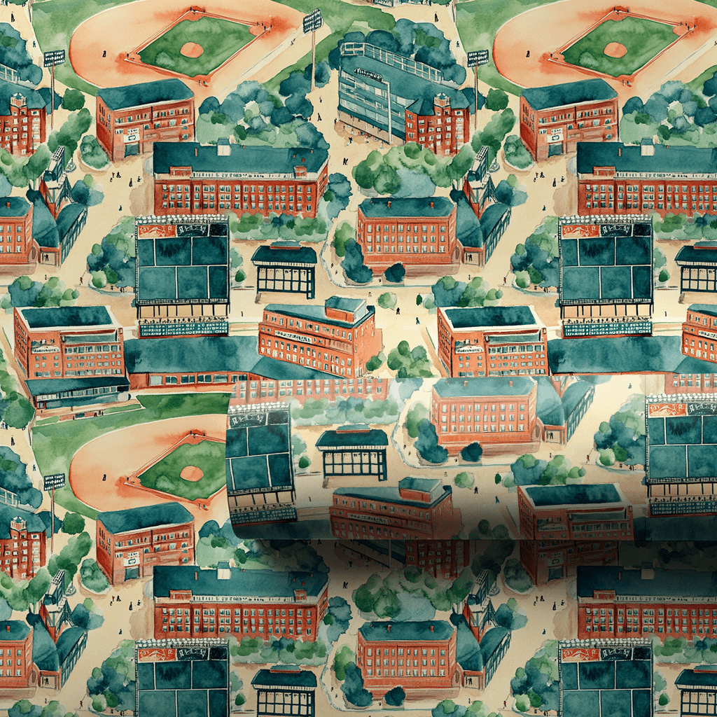 Ballpark Days - Wrapping Paper - Aspen & Arlo