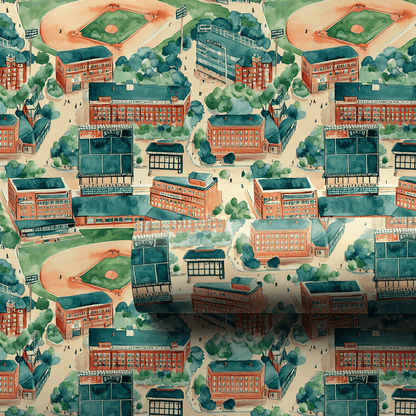 Ballpark Days - Wrapping Paper - Aspen & Arlo