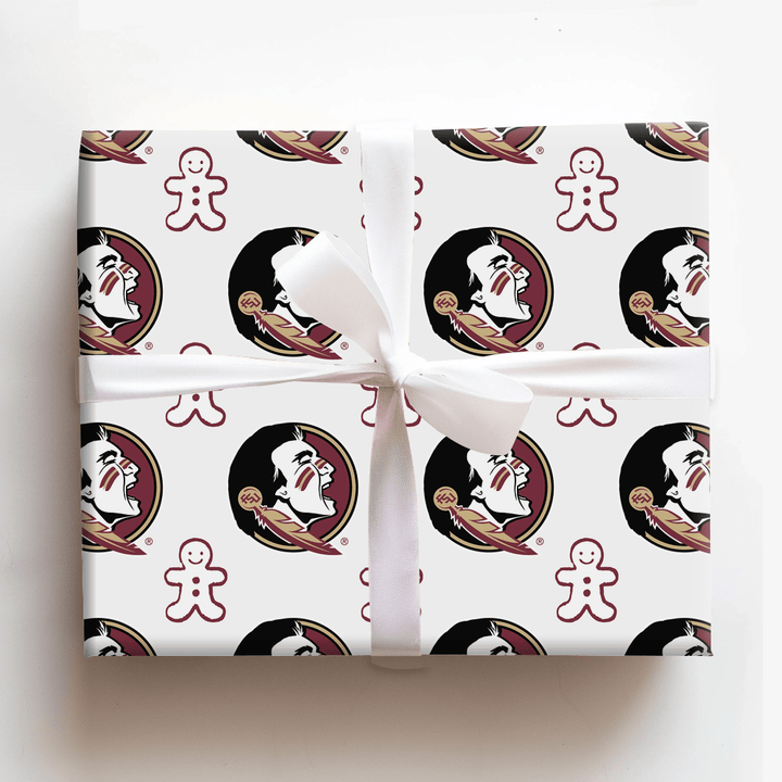 FSU Gingerbread - Wrapping Paper - Aspen & Arlo