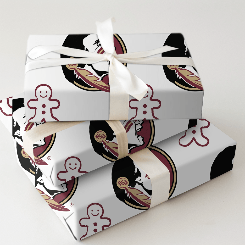 FSU Gingerbread - Wrapping Paper - Aspen & Arlo