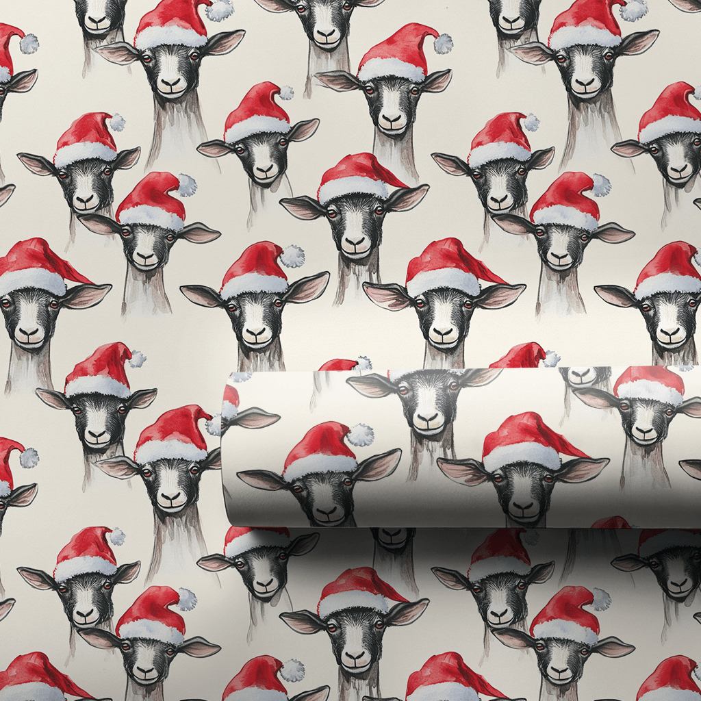 Yule Goat - Wrapping Paper - Aspen & Arlo