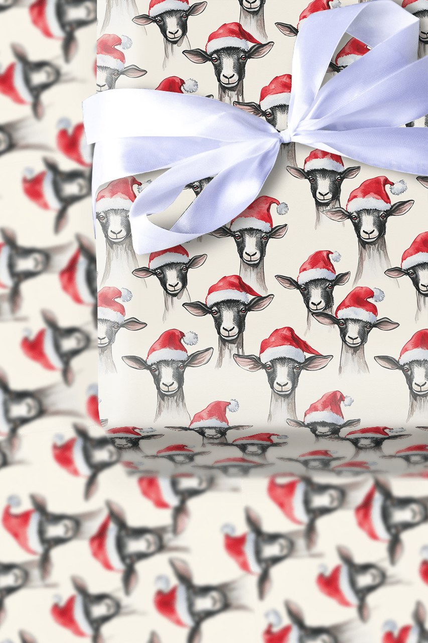 Yule Goat - Wrapping Paper - Aspen & Arlo