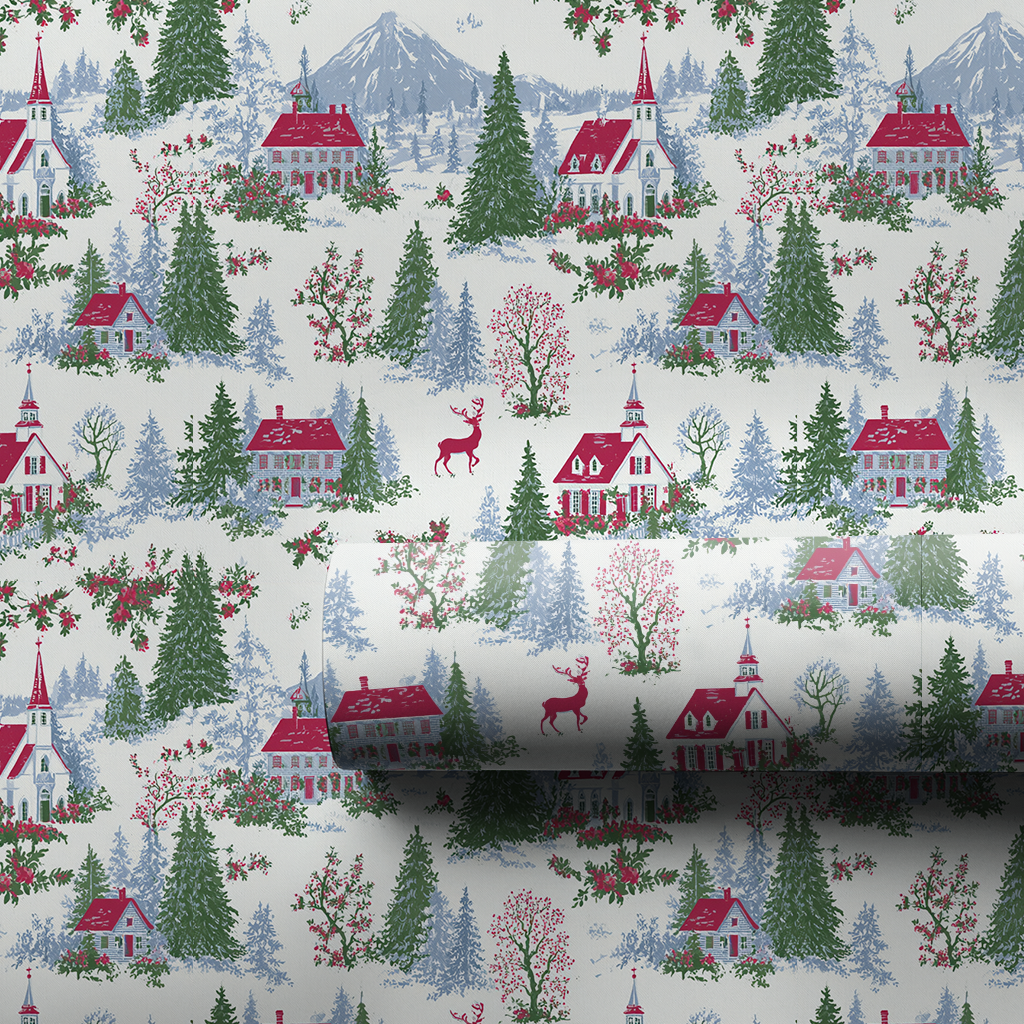 Winter City Toile