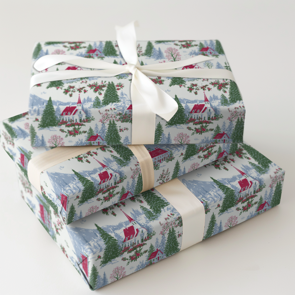 Winter City Toile