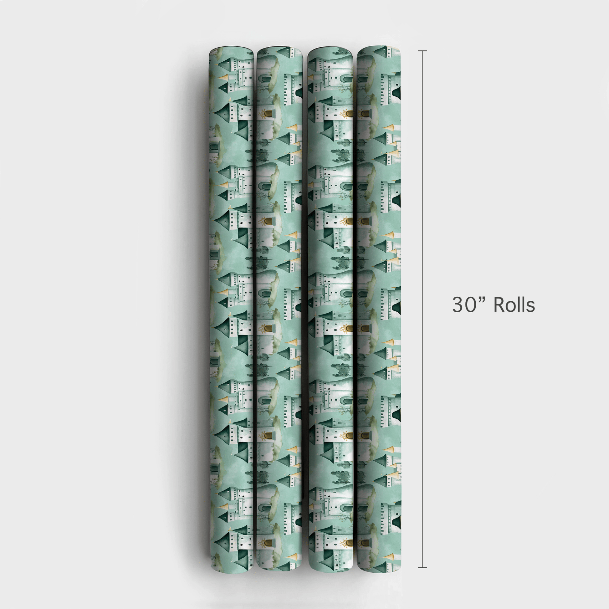 Teal Kingdom - Wrapping Paper - Aspen & Arlo