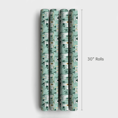 Teal Kingdom - Wrapping Paper - Aspen & Arlo