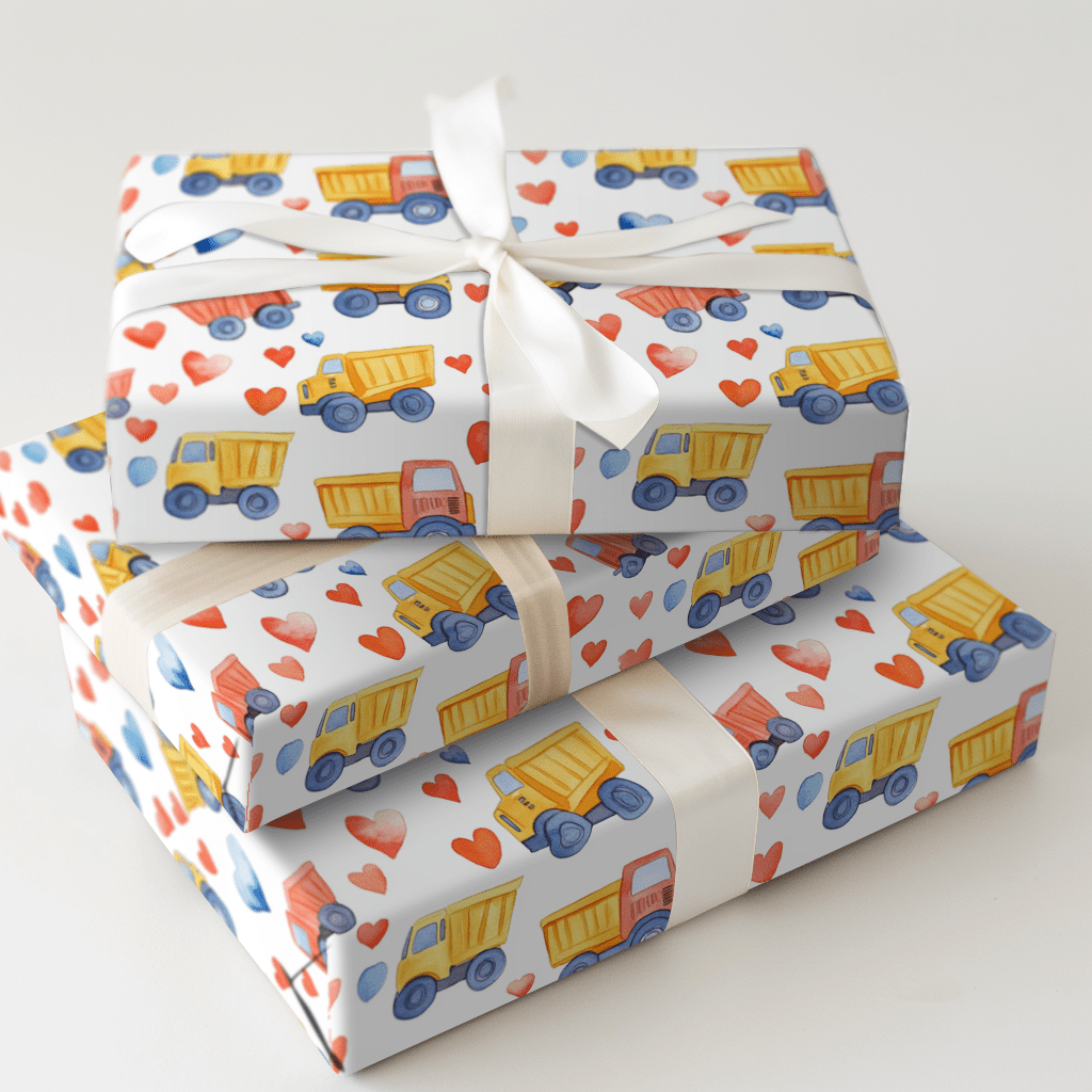 Truckloads of Love - Wrapping Paper - Aspen & Arlo